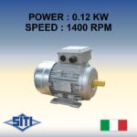 Three phase motor- 4 POLES - 0.12 KW- SITI